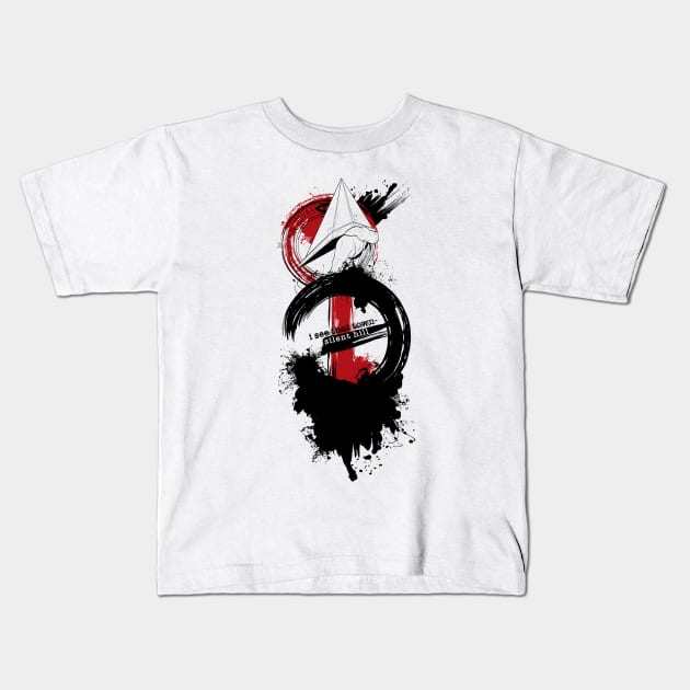 Silent Hill Trash Polka Design Kids T-Shirt by MelonGummie